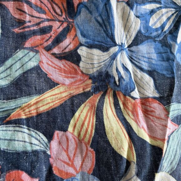 Tommy Bahama Floral Linen Mini Skirt Womens Sz. 10 Tropical Beach Hawaiian Aloha - Picture 3 of 8